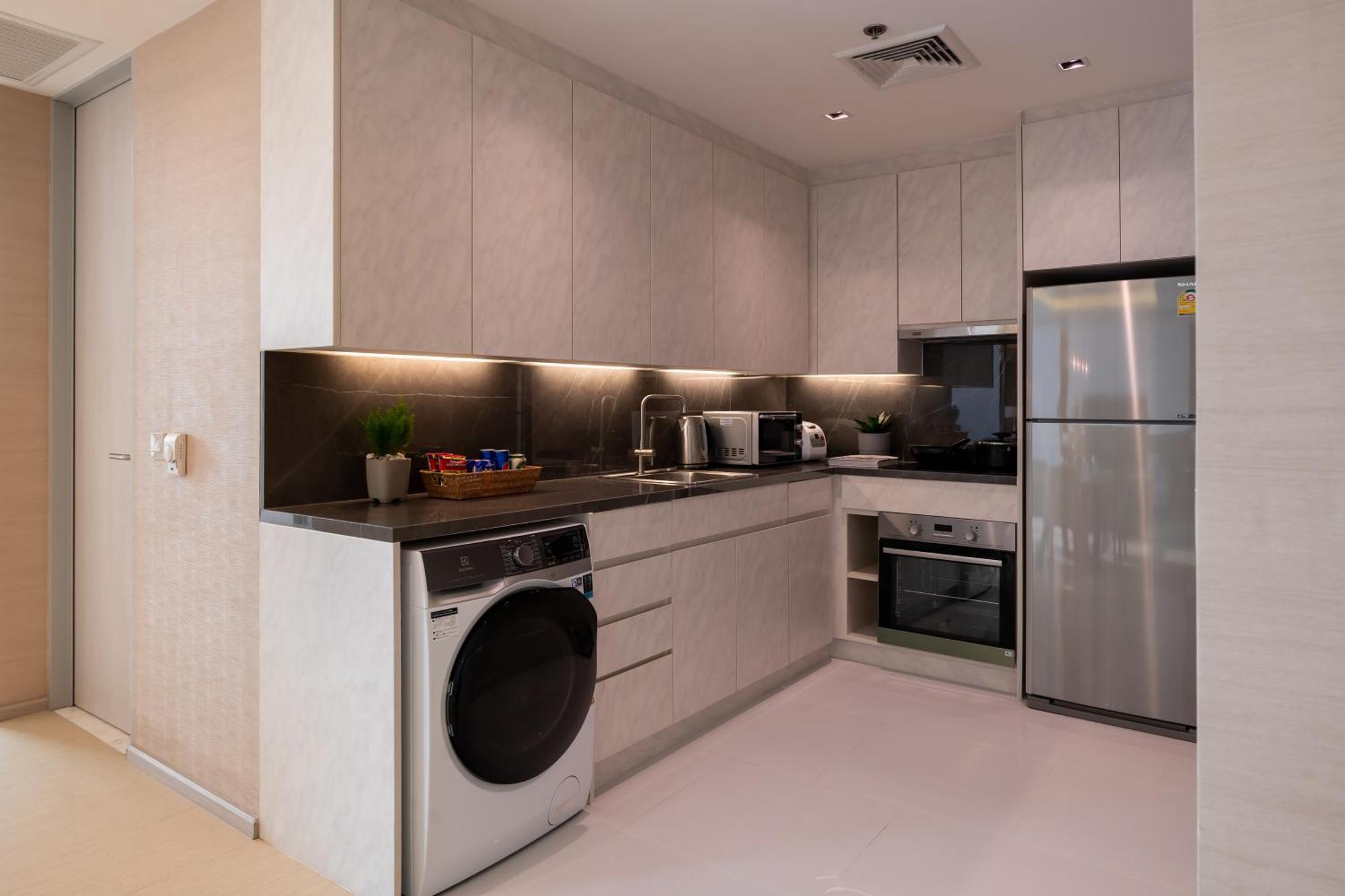Jasmine 59 Hotel Banguecoque Exterior foto A kitchen in a residential apartment